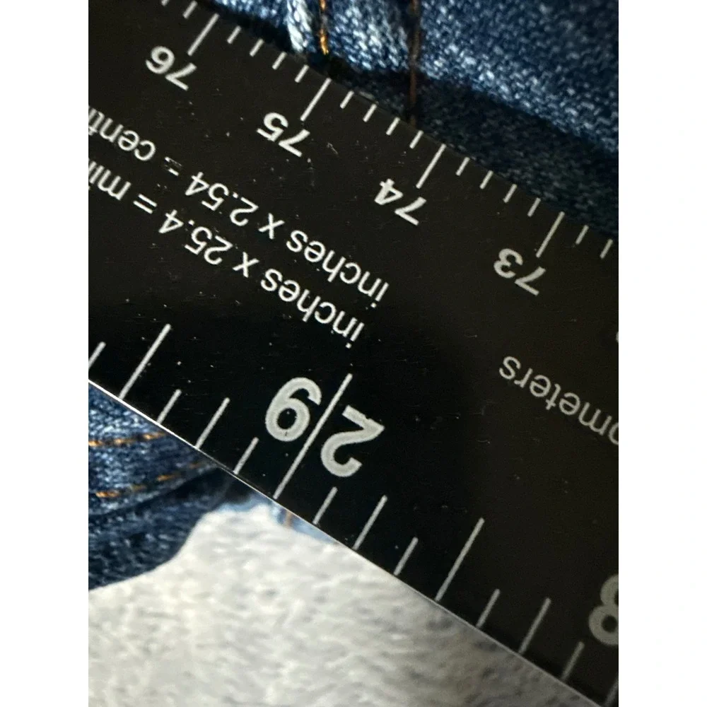 Chaps Denim Mens Straight Leg Blue Jeans Medium‎ Wash 100% Cotton 38x30 C20151